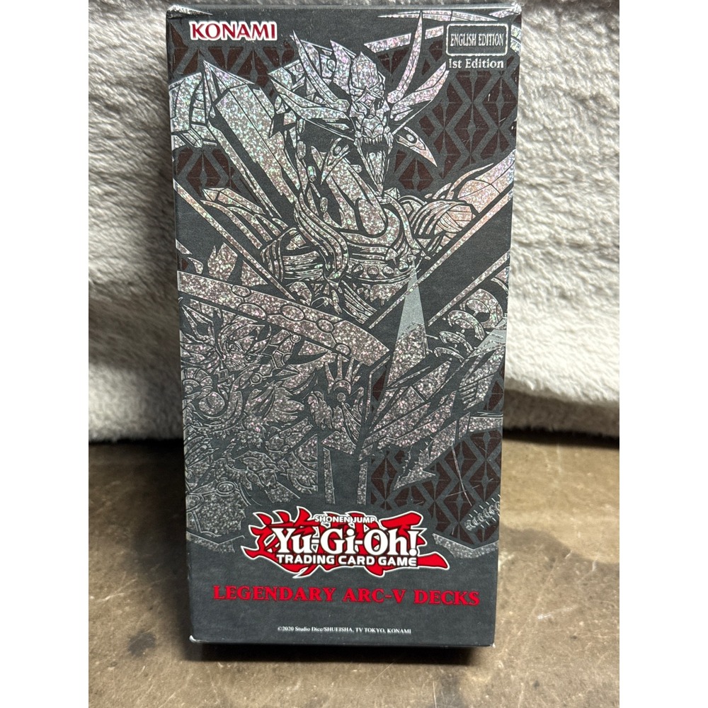 Konami Yu-Gi-Oh Legendary Arc-V Decks Unisex OS Black 1st Edition TCG Box